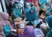 Hj Zulaikhah Wardan Sambangi Balita Gizi Buruk