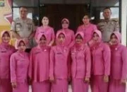 Kapolres Inhil Beserta Ketua Bhayangkari Melakukan Kunker Kamtibmas