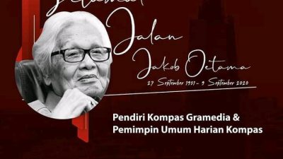 Jacob Oetama, pendiri Kompas Gramedia meninggal dunia