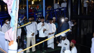 Pj. Bupati Lepas Peserta Sholawat Beghanyut Keliling Pulau Bengkalis