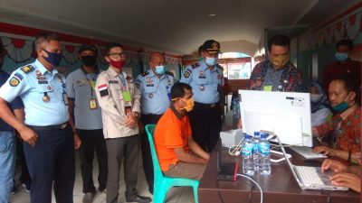 KPU Bengkalis Bersama PPK Kecamatan, Lakukan Pendataan  di Lapas Kelas IIA Bengkalis