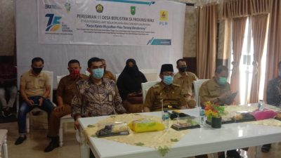 Bupati Inhil Dan Gubernur Riau Hadiri Peresmian 5 Desa Berlistrik Secara Virtual
