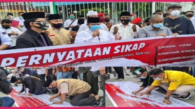 Puluhan Ormas dan Organisasi Mahasiswa Gelar Aksi Tolak Radikalisme
