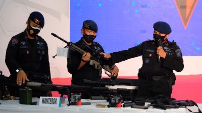 Mako Sat Brimob Polda Riau, Gelar Police Expo, Menampilkan Peralatan Canggih