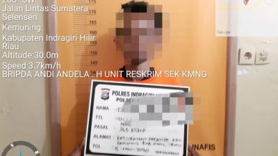 Polres Inhil Kembali Amankan Pelaku Curanmor di Dusun Air Luit Desa Batu Ampar