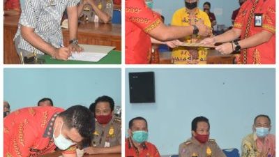 Jabatan Camat Idanogawo Diserahterimakan. Bupati Nias Tegas Netralitas PNS