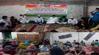SantanNU Adakan Yasinan, Tahtim, Tahlil bersama Anak Yatim dan Ulama, Berdoa Kesembuhan Ibunda Kapolda Metro Jaya
