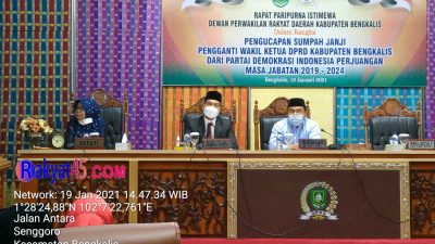 Pemkab Bengkalis Sampaikan Ranperda Tentang Rencana Induk Pembangunan Kepariwisataan RIPPARKAB