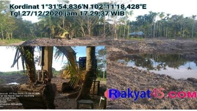 Penambang Ilegal Sekala Besar, Menggunakan Excavator DIDUGA tidak Mengantongi Izin