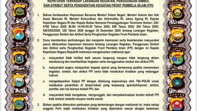 Kapolres Nisel, Imbau Masyarakat Tidak Terlibat Dan Mendukung Pengguna Simbol Atribut FPI