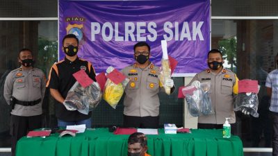Sempat Buron, Pelaku Penganiayaan Yang Menyebabkan Korban Meninggal dunia Dibekuk Satreskrim Polres Siak