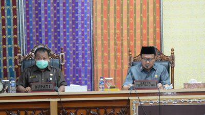 DPRD Bengkalis Gelar Rapat Peripurna, Pansus Pengawasan Penanganan Covid-19