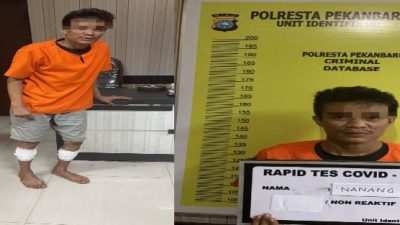 Sat Reskrim Polresta Pekanbaru Berhasil Tangkap Tahanan Narkoba Sempat Kabur dari Rutan