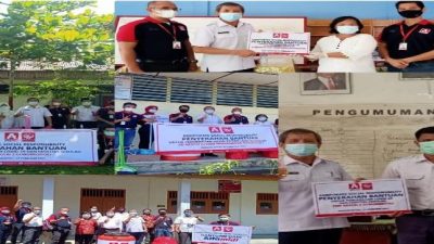 Alfamidi Melalui Dinas Pendidikan Kota Gunungsitoli Beri Bantuan CSR ke Sekolah Terpilih di 5 Kecamatan