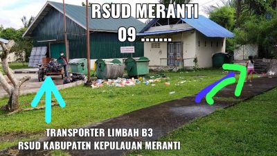 Limbah Medis Dibiarkan Berserakan, Diduga Binatang Hutan Berperan Membawa Ke Pekarangan Warga