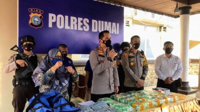 Polres Dumai Bekuk Dua ± 23 Kilogram Shabu Dan 19.937 Butir Pil Ekstasi