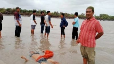 KKM Kurnia Abadi Ditemukan Meninggal Dunia di Pantai Perairan Desa Sepahat