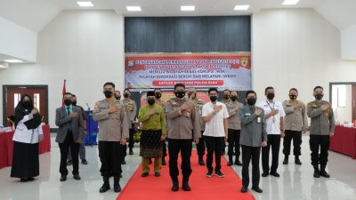 Biro SDM Polda Riau Mencanangkan Pembangunan Zona Integritas Menuju Wilayah Bebas Korupsi WBK dan WBBM