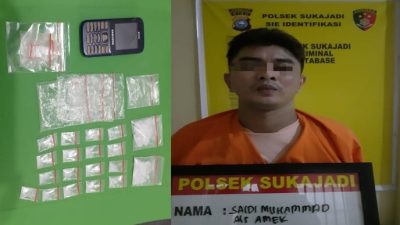 Polsek Sukajadi Kembali Sergap Seorang Tersangka Penyalahgunaan Narkotika
