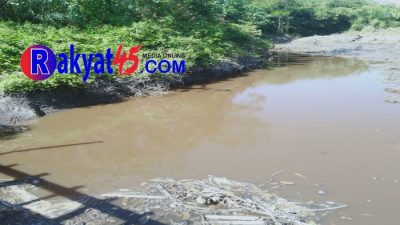 Air Sungai Simpang Ayam Berubah, Kondisi Air Saat ini Berlumpur Semanjak PT. MAS Beroperasi