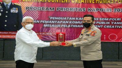Jalankan 100 Hari Program Prioritas Jenderal Listyo Sigit, Humas Polri Gelar Pelatihan Konten Kreatif