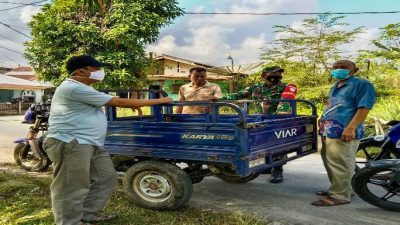 Kompak…! TNI dan Perangkat Desa Di Seulalah Baru, Untuk Berikan Rasa Aman Kepada Warga
