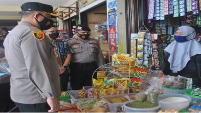 Jelang Bulan Ramadan, Kapolresta Cek Ketersedian Sembilan Bahan Pokok di Pasar Tradisional