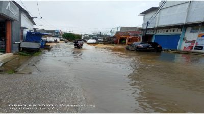 Pangkalan Kerinci Kota di Kepung Banjir