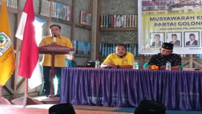 Asep Subandi Kembali Pimpin PK Golkar Pelangiran, Ferryandi Kobarkan Semangat Kader Tetap Solid Mempertahankan Prestasi Partai