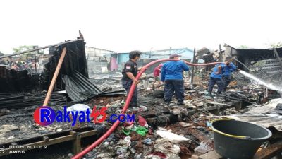 Lagi-Lagi Si Jago Merah Menghabiskan Rumah Warga Teluk Nilau