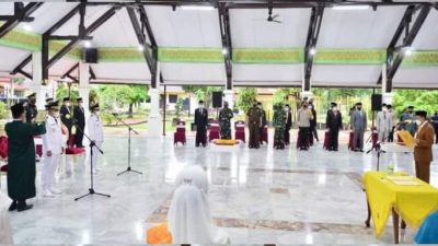 Gubernur Riau Resmi Melantik Bupati dan Wakil Bupati Kabupaten Pelalawan di Balai Pelangi