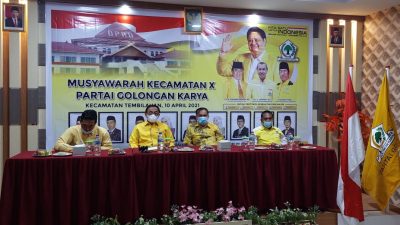 Rampungkan Muscam 2 PK Golkar, Wardan Tegaskan Akan Dukung Kader Terbaik Dalam Pilkada Inhil 2024