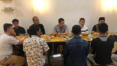 Konfercab VIII Selesai, HMI Tembilahan Coffee Night Bareng Forkopimda Inhil