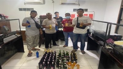 Ciptakan Situasi Kondusif di Bulan Suci Ramadhan 1442 H, Polres Merangin Amankan Pelaku Penjualan Miras
