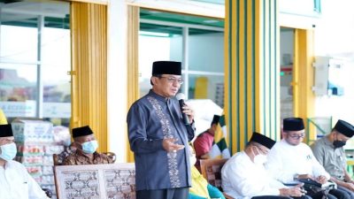 Bupati Lepas 2700 Paket Premium Ramadhan Berkah 1442 H dari Baznas Inhil