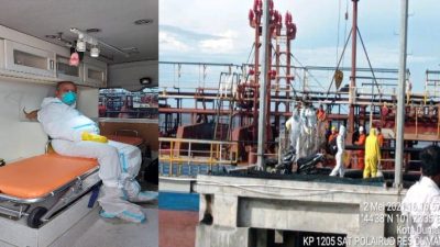 Pelabuhan Dumai Berstandar Internasional, Evakuasi Master Kapal MT ARK Progress oleh Polres Dumai