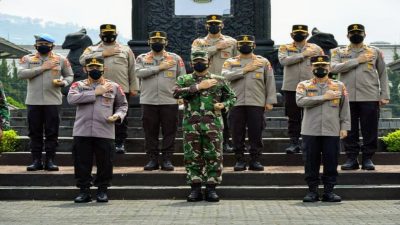 Kompak, Panglima dan Kapolri Kunjungi Lembaga Pendidikan TNI dan Polri