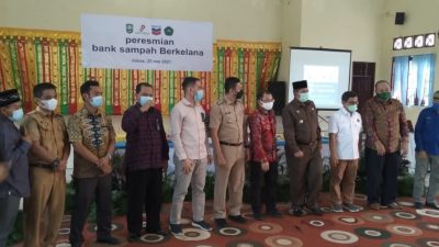 Peresmian Bank Sampah Yang di Beri Nama Berkelana, Ini Harapan Bupati Siak