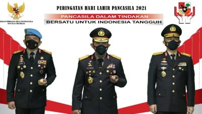 Refleksi Hari Lahir Pancasila, Kapolri: Bersatu dan Gotong Royong Melawan Covid-19