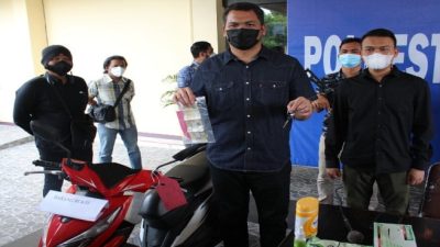 Sat Reskrim Polresta Pekanbaru Berhasil Ungkap Kasus Curas Samping SMK Kehutanan Tampan