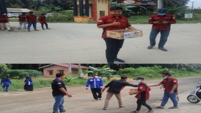 120 Rumah Terbakar, Karang Taruna Bersama Beberapa Comunitas Penggalangan Dana