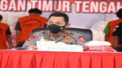 Ungkap 1,129 Ton Sabu Jaringan Internasional, Kapolri : Instruksi Ini