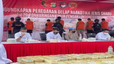 Gandeng Polda Metro Jaya, Ditjenpas Gagalkan Peredaran Narkoba 1,129 Ton Jaringan Internasional