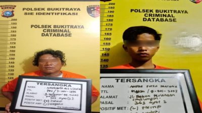 Dua Orang Yang Diduga Maling Berhasil Diringkus Polsek Bukit Raya