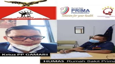 Berkunjung ke Rumah Sakit Prima Pekanbaru, Argumentasi Humas Adi Darma Dipatahkan Aktivis PP GAMARI