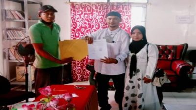 Daftarkan Diri Sebagai Calon Kades Sungai Luar, Zulkifli Siap Mengabdi Untuk Masyarakat