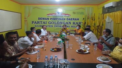 Silaturrahmi PKS ke DPD Golkar Inhil, Ferryandi : Kedekatan Ini Harus Terus Dijaga Bagi Pembangunan Inhil Kedepan