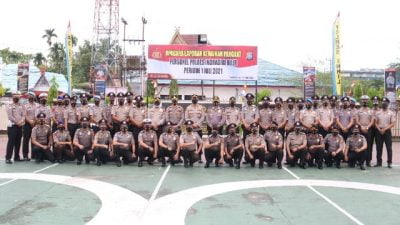 Hari Ini Sebanyak 46 Personel Jajaran Polres Inhil Naik Pangkat