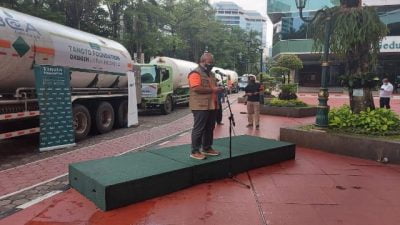 Polda Riau Kawal Pengiriman 70 Ton Oksigen Untuk Pasien Covid-19 di Jakarta