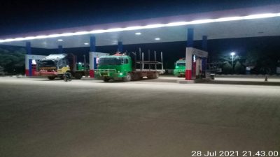Diduga, SPBU 14.283.692 Jual Solar Subsidi ke Truk Pengangkut Kayu Industri